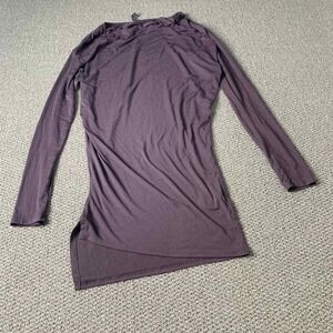 Riller &‎ Fount Womens Dress Size 1 Purple Long Sleeves Asymmetric Hem Side Slit